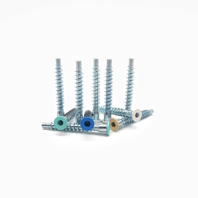 さら穴を開けられた六角形のソケットのローラーねじ家具のセルフ・タッピングねじまっすぐな調整ねじ