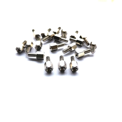 10.8mm 磨いたヘックス #4-40 ヘッド スチール スタンドオフ スクロール ステンレス スチール 六角単一のスタンドオフ スクロール