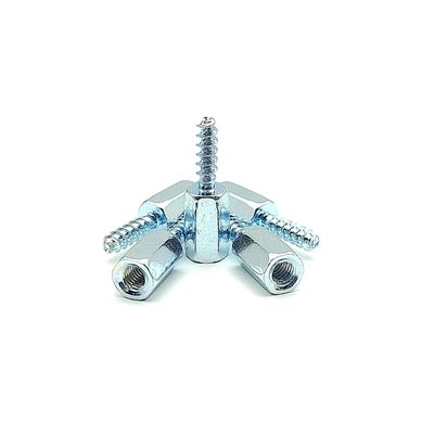 冷間鍛造とナイロン6/6 PA66素材を使用した工業用真鍮六角スタンドオフ