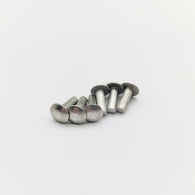 軽工業用固体リベット - 6061 アルミ - トラスヘッド - 収納棚&家具用 - 3/16 & 1/4 インチ