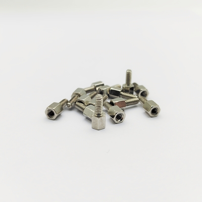 304ステンレス鋼 #4-40 六角スタンドオフネジ 12mm オス-メスねじ