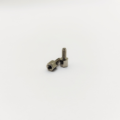 304ステンレス鋼 #4-40 六角スタンドオフネジ 12mm オス-メスねじ