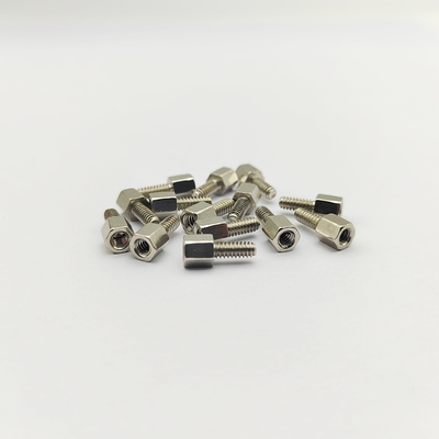316 ステンレス 鋼 #4-40 ヘックス スタンドオフ スクロール 12mm 電気磨き