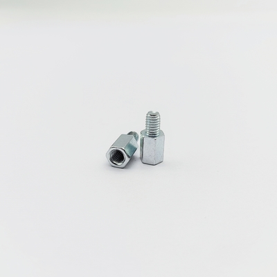 M4 六角スペーサねじ 8mm ステンレス鋼 ブルー亜鉛メッキ