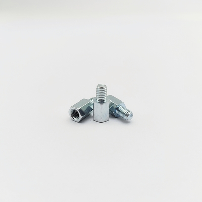 M4 六角スペーサねじ 8mm ステンレス鋼 ブルー亜鉛メッキ