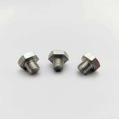 M8 クロームホイールボルト 12.3mm 長さ 13mm ヘックスヘッド ステンレス鋼