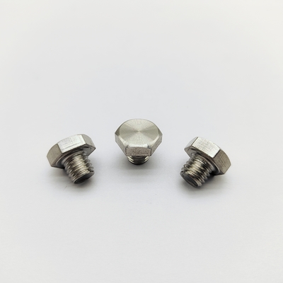 M8 クロームホイールボルト 12.3mm 長さ 13mm ヘックスヘッド ステンレス鋼