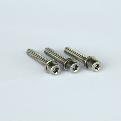 M4x6冷たい先頭に立たれたねじ、SS316 Hexalobularのソケット鍋のヘッドねじ