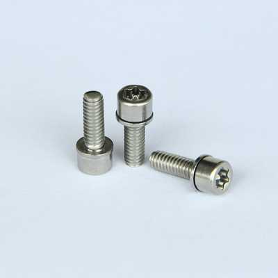M4x6冷たい先頭に立たれたねじ、SS316 Hexalobularのソケット鍋のヘッドねじ