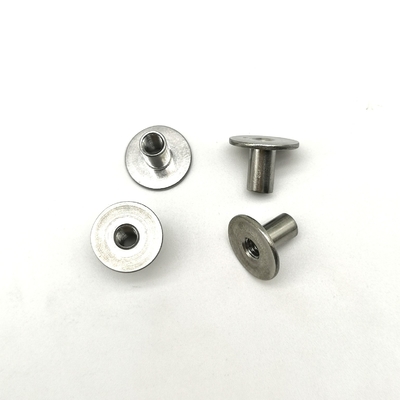 コラー ホール ステンレス スチール リベット T キャップ ANSI 標準 1.583g 重さ 13x10mm ホール トゥビュラー リベット スチール ブッシング