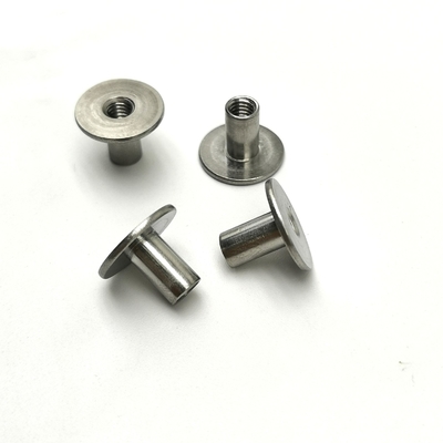 コラー ホール ステンレス スチール リベット T キャップ ANSI 標準 1.583g 重さ 13x10mm ホール トゥビュラー リベット スチール ブッシング