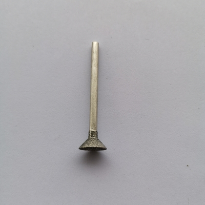 6mmのダイヤモンドの回転式用具のダイヤモンドの釘の頭部の刻み目を取り除く用具のための3mmのすねが付いている回転式ぎざぎざの穴あけ工具