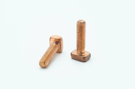 正方形Head T Shaped Screw M8x30mm Steel C1022 Material 17.59g Weight