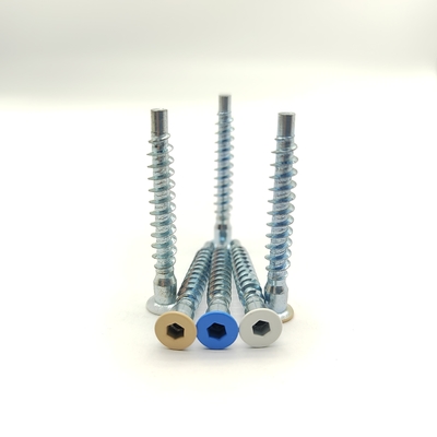 家具接続ネジ 六角穴付皿セルフタッピング亜鉛メッキ DIY & OEM 各種色