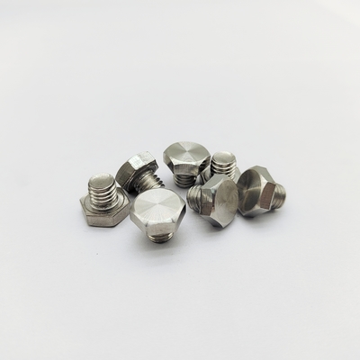 M8 クロームホイールボルト 12.3mm 長さ 13mm ヘックスヘッド ステンレス鋼