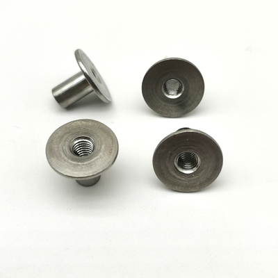 コラー ホール ステンレス スチール リベット T キャップ ANSI 標準 1.583g 重さ 13x10mm ホール トゥビュラー リベット スチール ブッシング